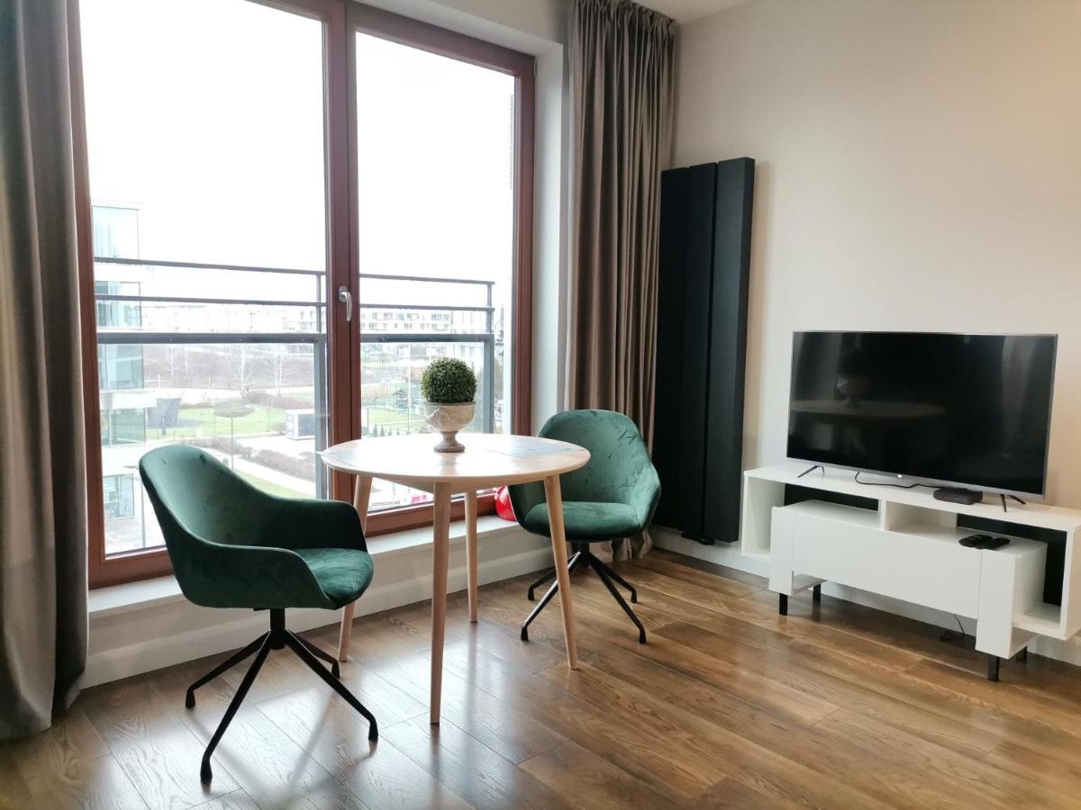 Nowoczesny Apartament Z Widokiem Apartment Warsaw Exterior photo